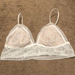 White bralette
